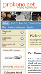 Mobile Screenshot of probono.net