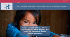 Desktop Screenshot of probono.org.co