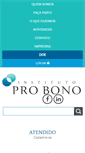 Mobile Screenshot of probono.org.br